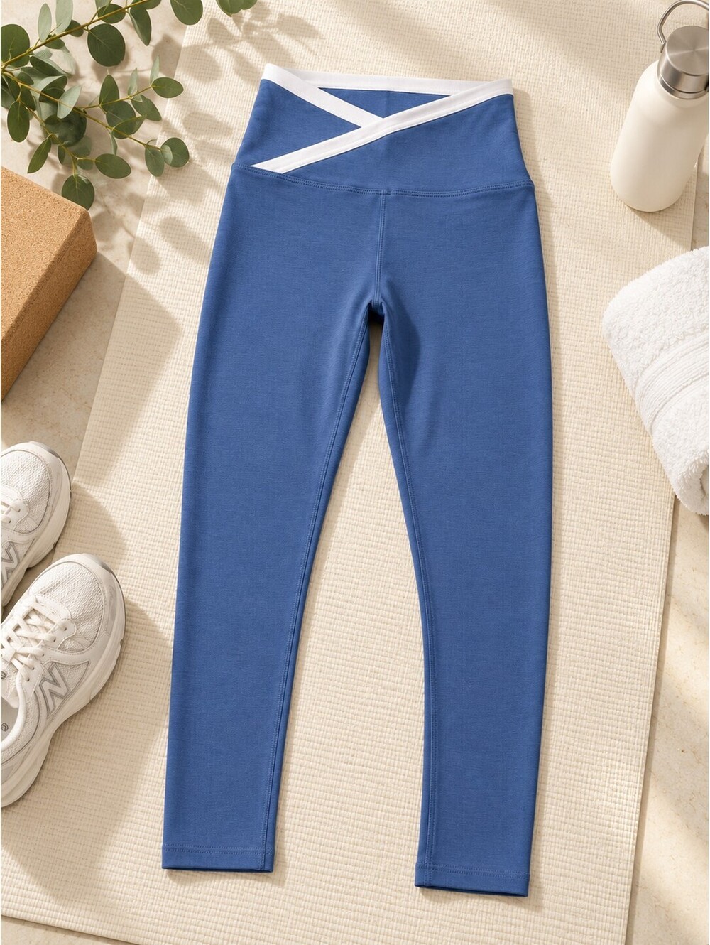 Beyond Yoga Spacedye Outlines Crossover High Waisted Legging S Blue Haze NWT